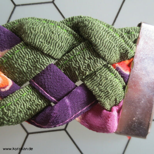 Gürtel aus japanischem Stoff geflochten