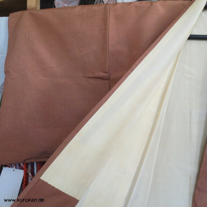 Bambus Kasuri Tsumugi Kimono