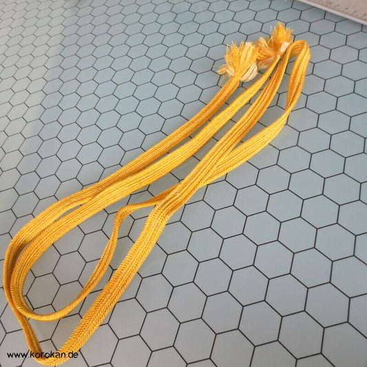 sonnengelb glitzer Obijime, Seide