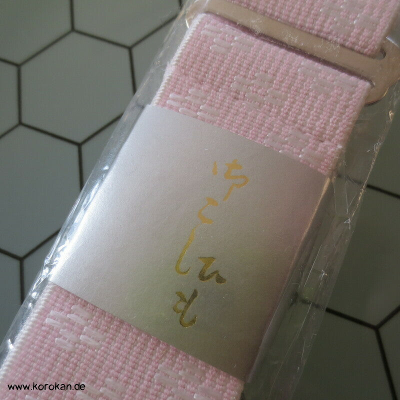 Gummiband Datejime in rosa Blüte