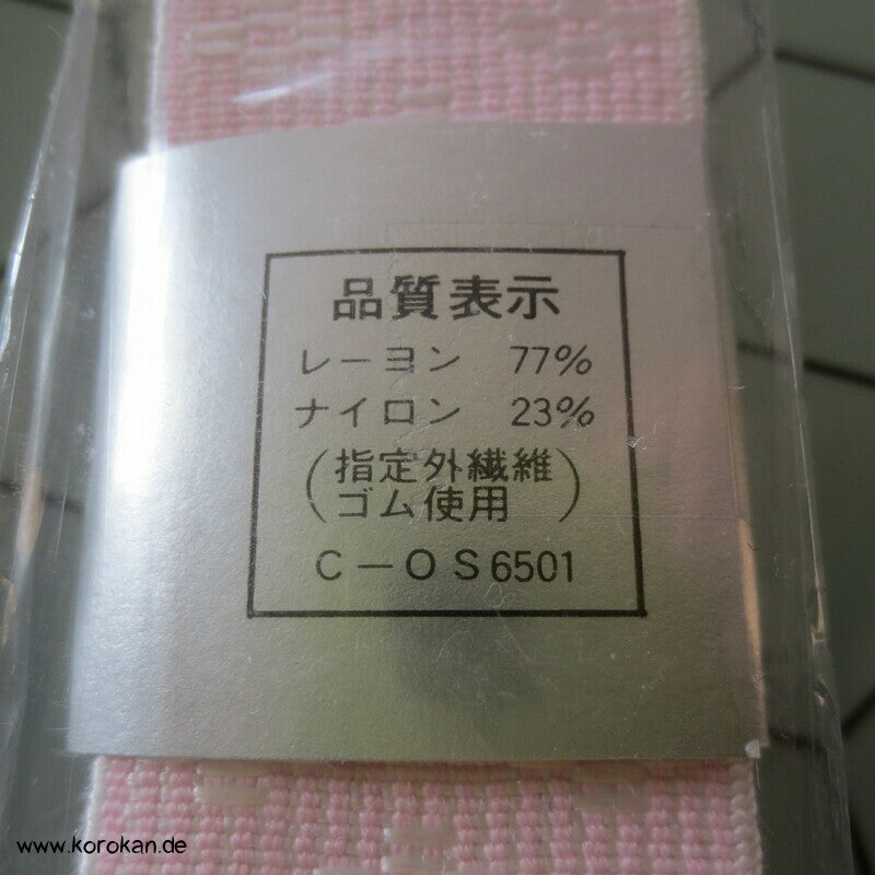 Gummiband Datejime in rosa Blüte