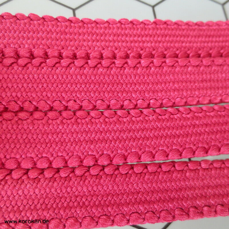 pink, Perlrand Obijime, Seide