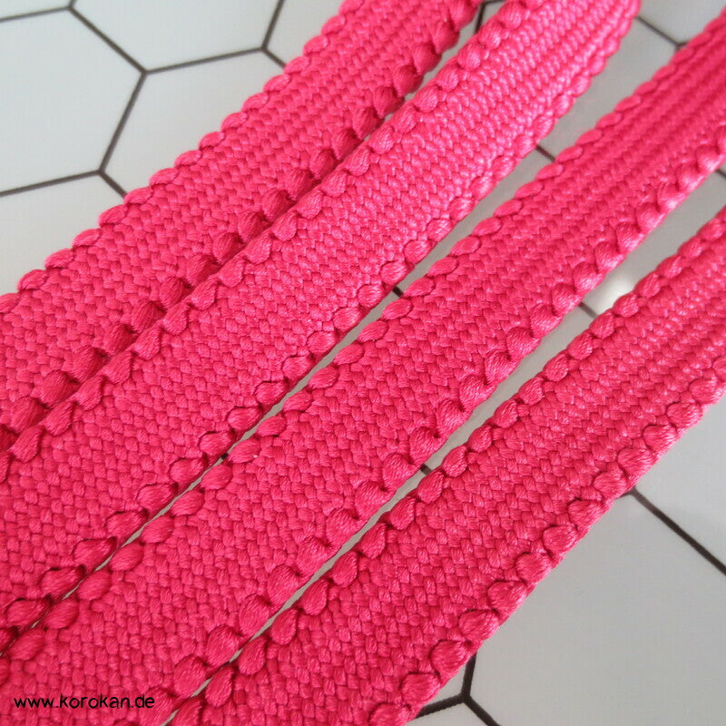pink, Perlrand Obijime, Seide