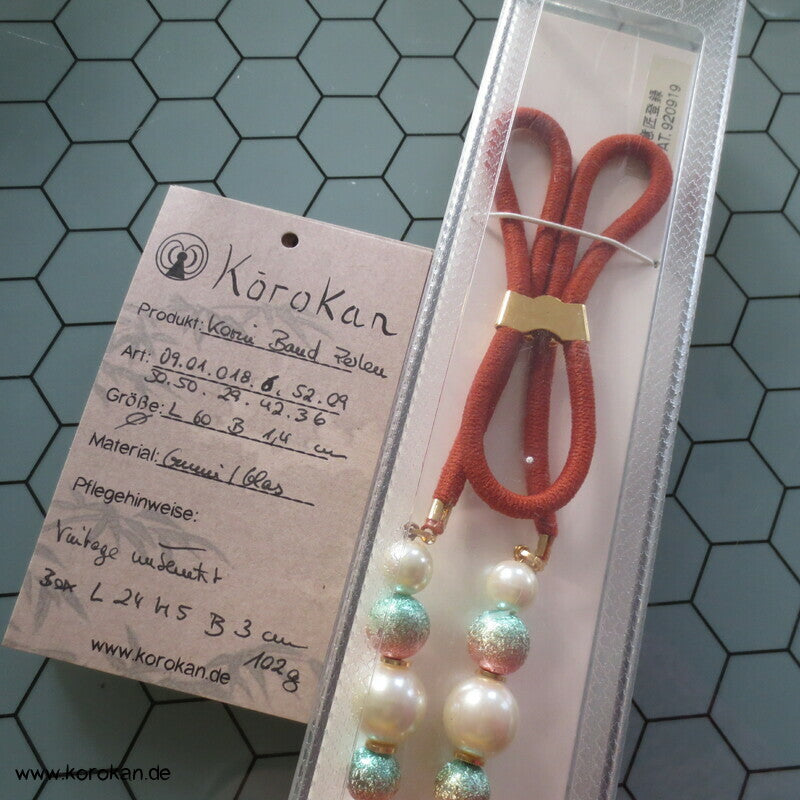 Korin Band / Schmuckgummiband mit Klemmen