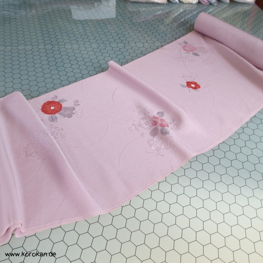 Shibori Blumen Kimono Seidenjacquard