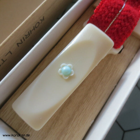 Korin Band rot mit silberstreifen