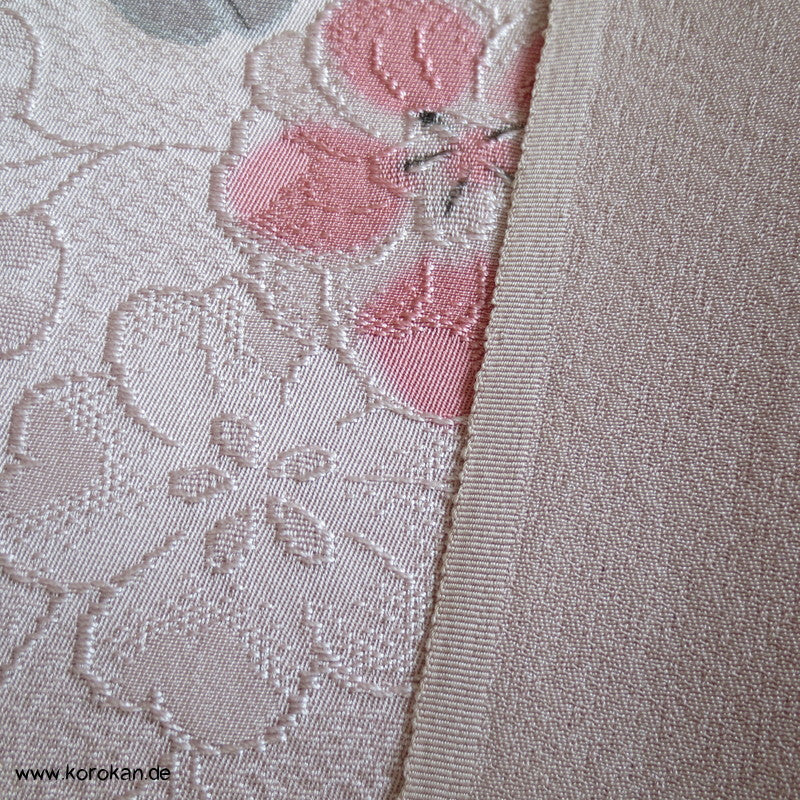 Shibori Blumen Kimono Seidenjacquard