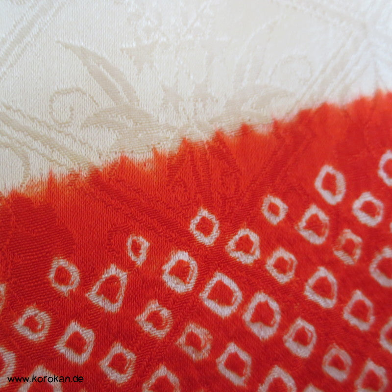 Paeonien, Shibori prächtige Golddruck - und stickerei, Furisode