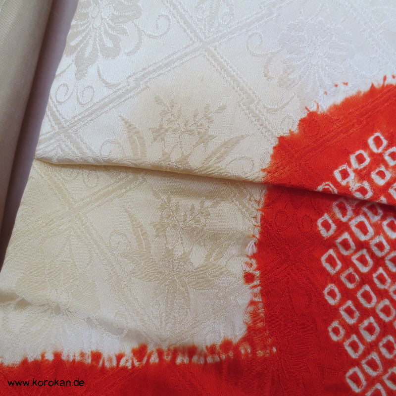 Paeonien, Shibori prächtige Golddruck - und stickerei, Furisode
