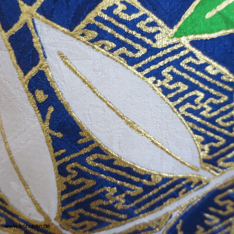 Paeonien, Shibori prächtige Golddruck - und stickerei, Furisode