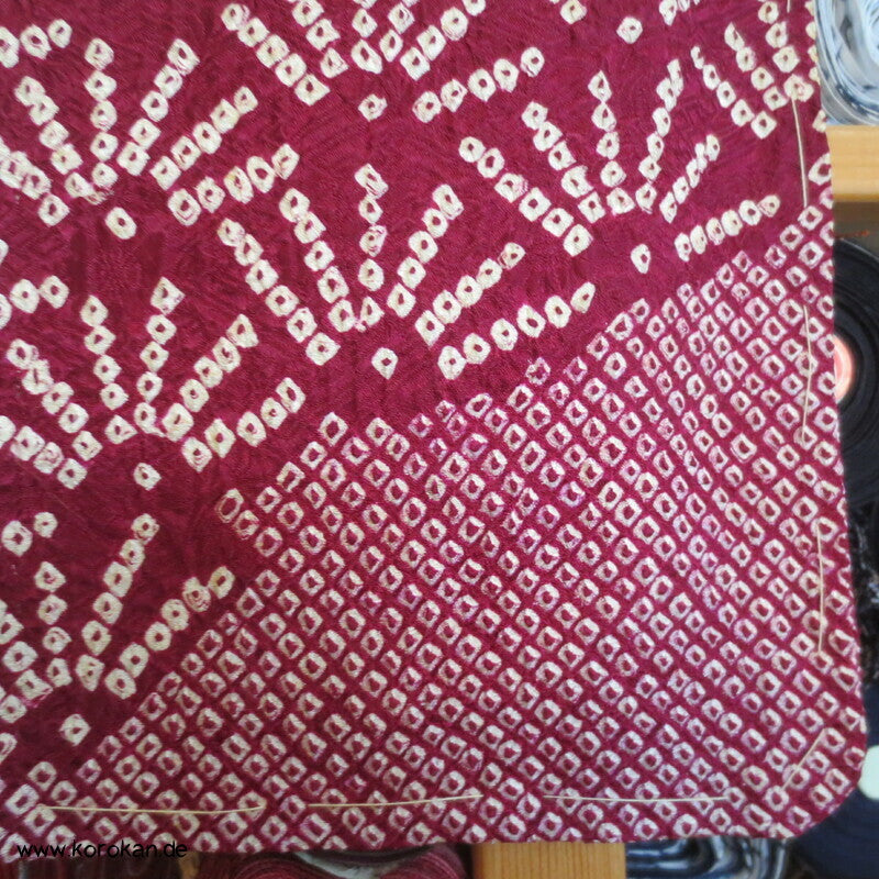 Full Shibori Pinien Haori Kimono Jacke