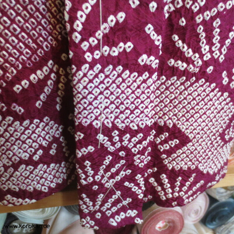 Full Shibori Pinien Haori Kimono Jacke