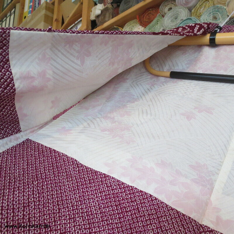 Full Shibori Pinien Haori Kimono Jacke
