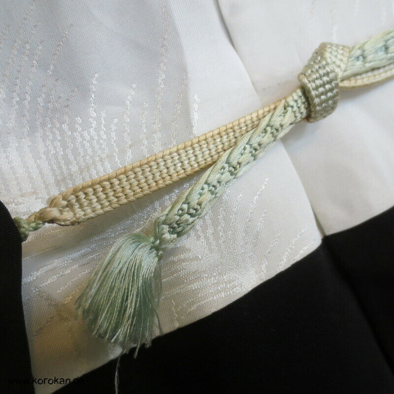Urushi Ahorn über Wellen Seiden Jacquard japanische Haori Kimonojacke