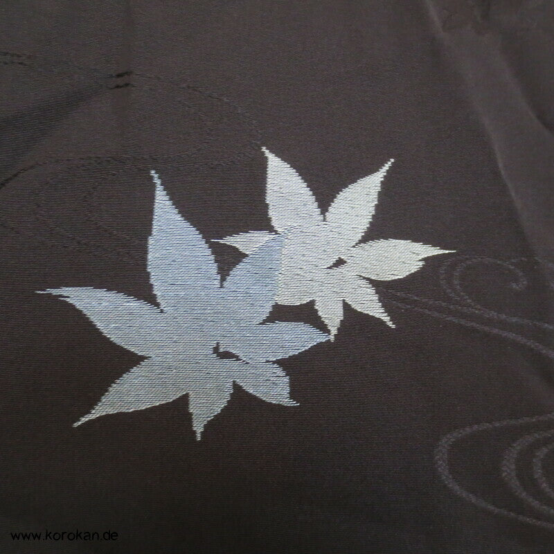 Urushi Ahorn über Wellen Seiden Jacquard japanische Haori Kimonojacke