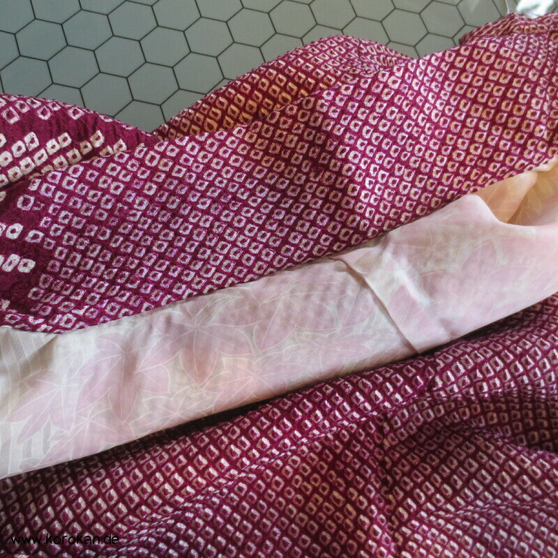 Full Shibori Pinien Haori Kimono Jacke