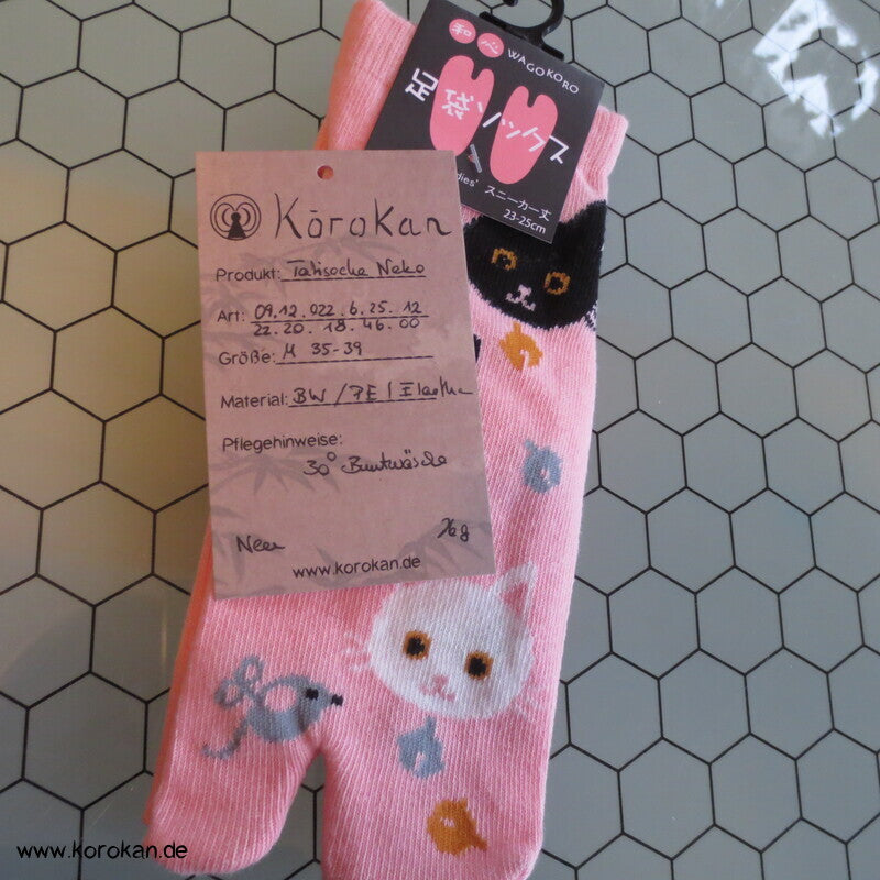 Tabi Socken Neko Katzen - neu