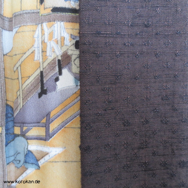 japanische Spieleszenen - Tsumugi Haori Jacke