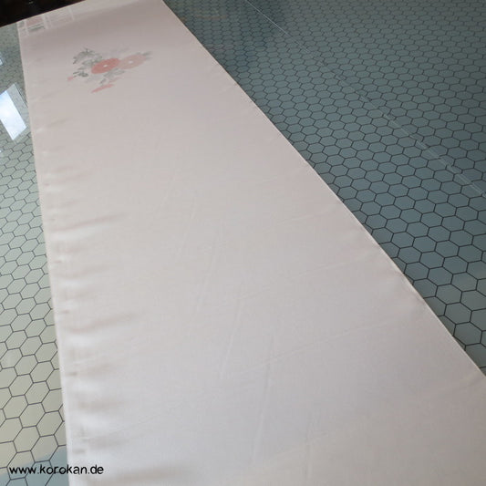 Chrysanthemen hinter Gitter Tanmono Kimono Seiden Crepesatin