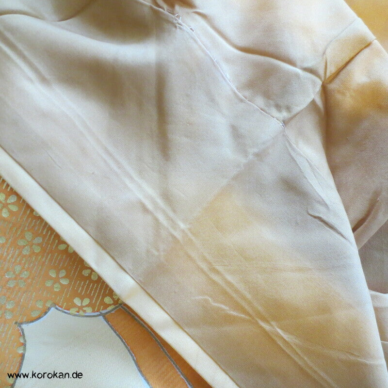 Bambusmuster, gestickte Blumen Furisode - Cosplay, Fasching