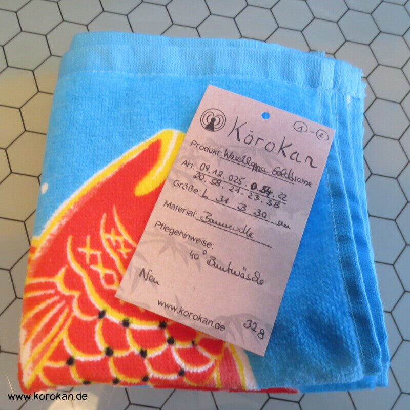 Marushin Goldbrassen japanischer Frottee Waschlappen - auch als Fukusa