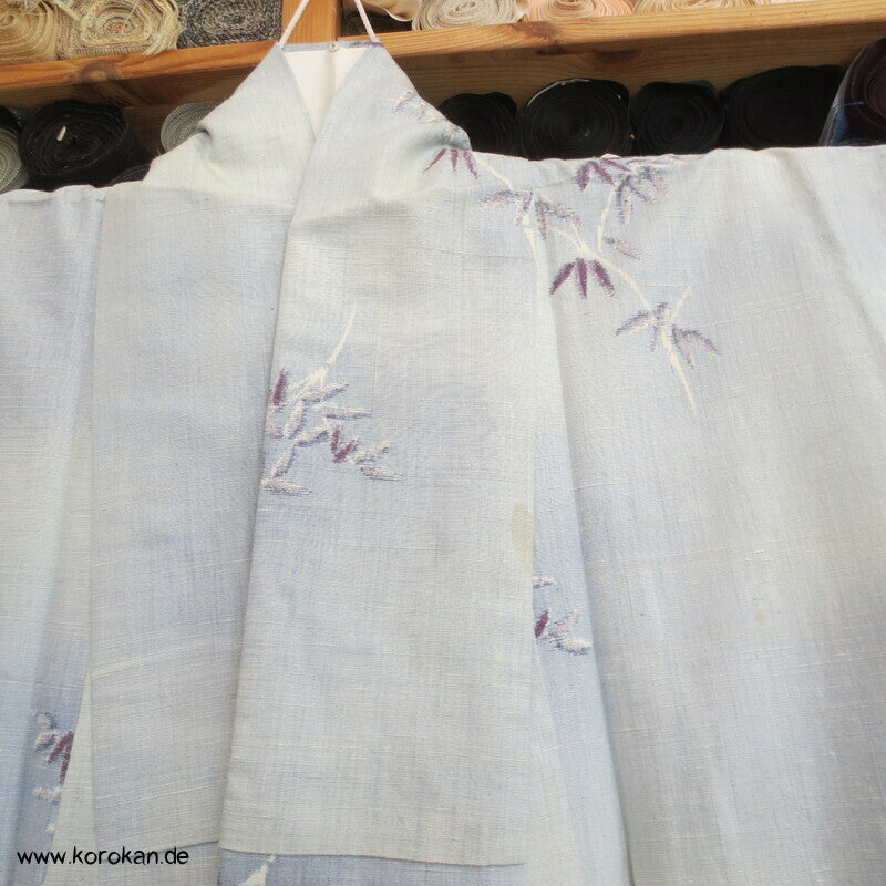 Bambus Kasuri Tsumugi Kimono
