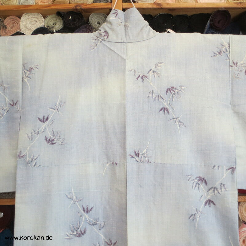 Bambus Kasuri Tsumugi Kimono