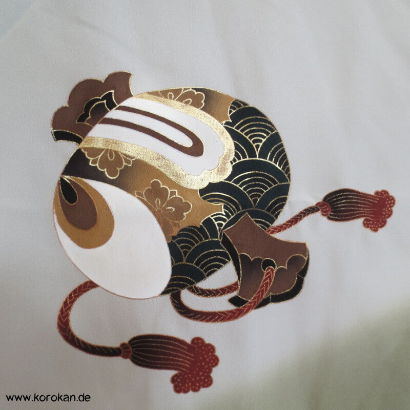 Samurai Hut Adler kleine Jungen Tauf Furisode Karieba