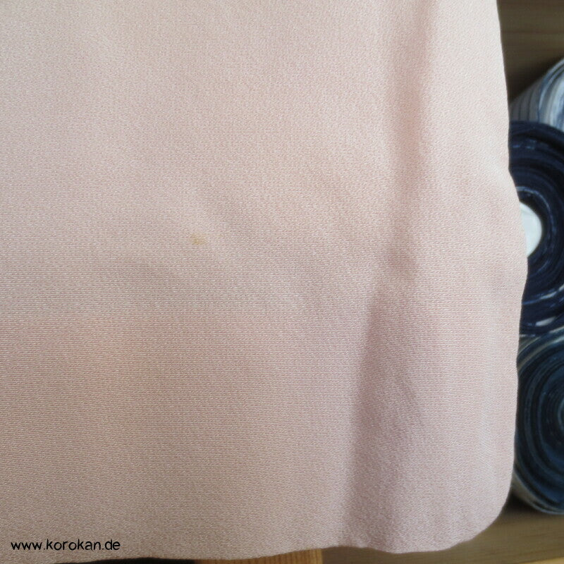 Tsukesage Kimono Seidencrepe Hydrangea / Azaleen Yuzen gemalt