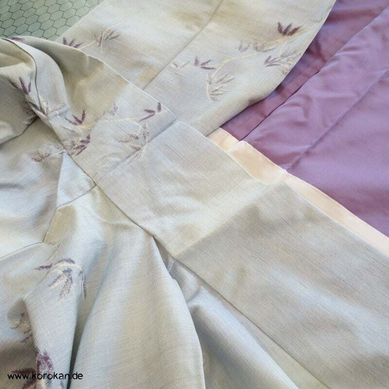 Bambus Kasuri Tsumugi Kimono