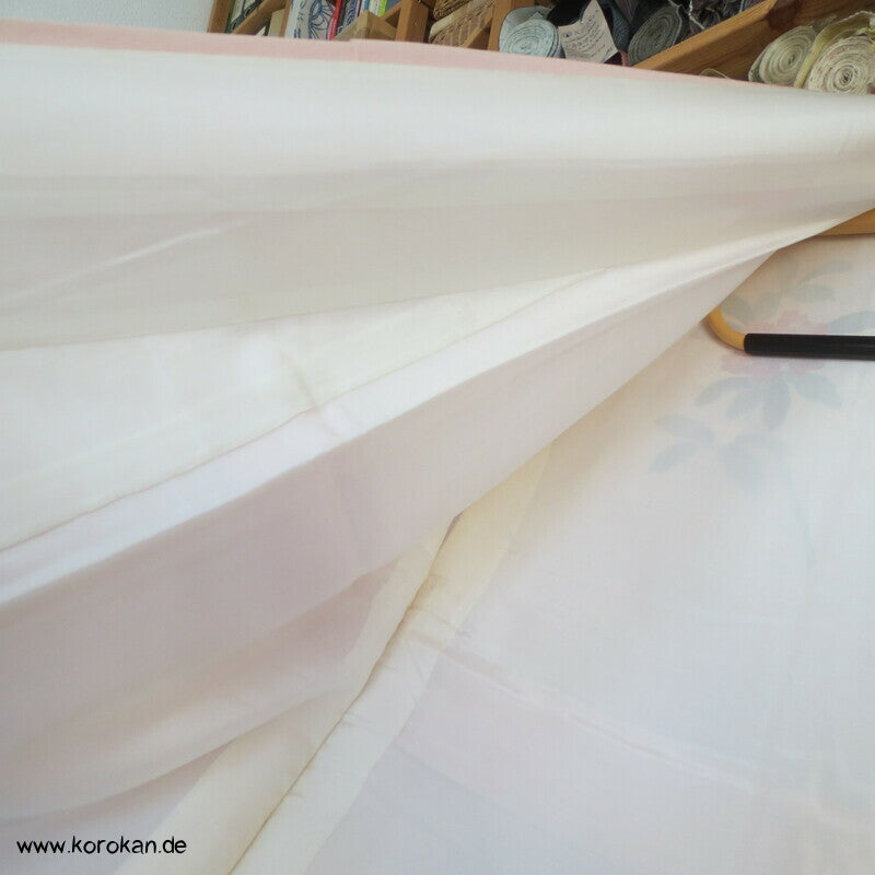Tsukesage Kimono Seidencrepe Hydrangea / Azaleen Yuzen gemalt