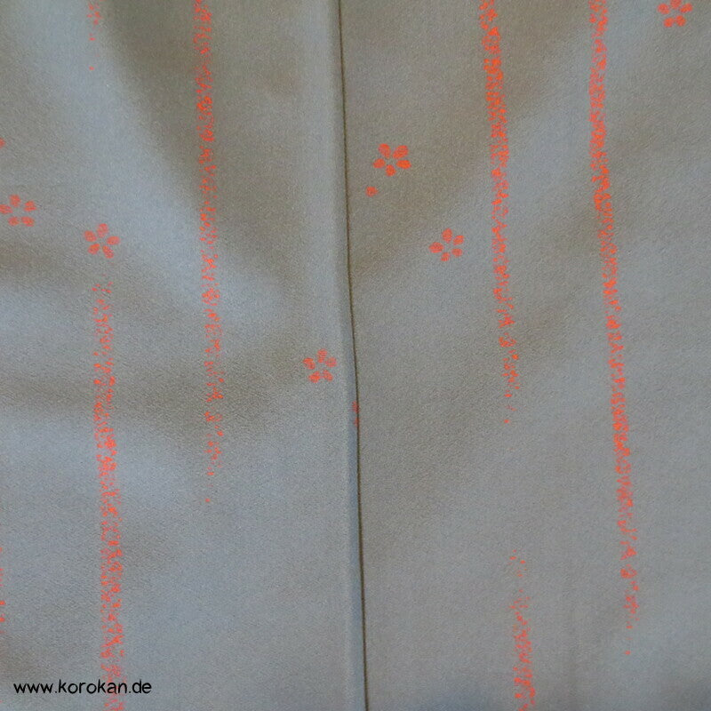 petrol - weinrot - oliv Weidenzweige Homongi Seidencrepe Kimono