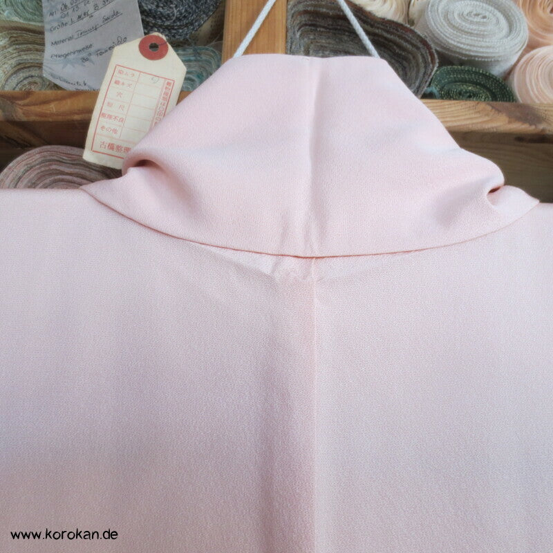 Tsukesage Kimono Seidencrepe Hydrangea / Azaleen Yuzen gemalt