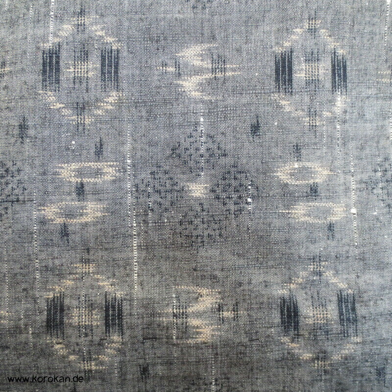 Hitoe geometrisches Muster Tsumugi Kimono