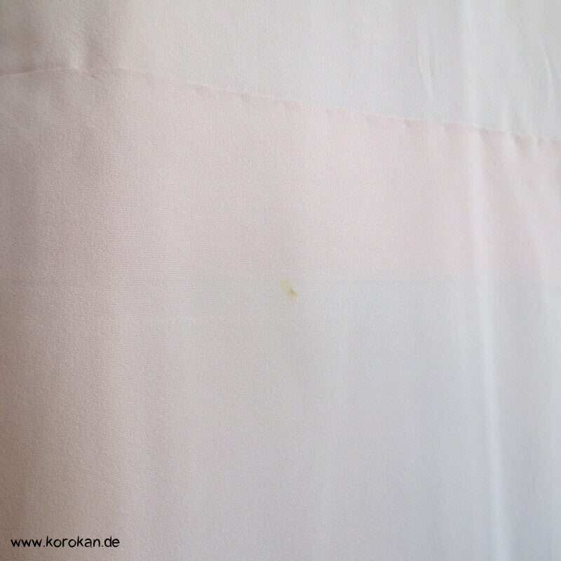 Tsukesage Kimono Seidencrepe Hydrangea / Azaleen Yuzen gemalt