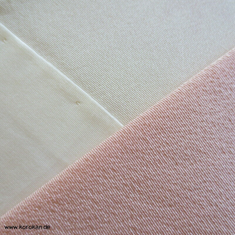 Tsukesage Kimono Seidencrepe Hydrangea / Azaleen Yuzen gemalt