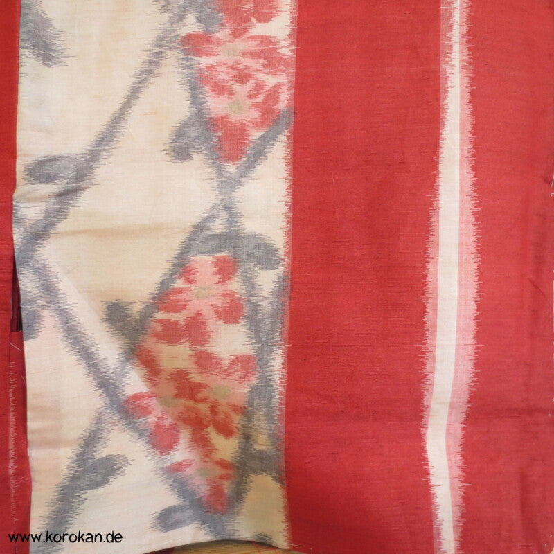 Sakura Gittermuster Meisen Seiden Haori Kimono Jacke