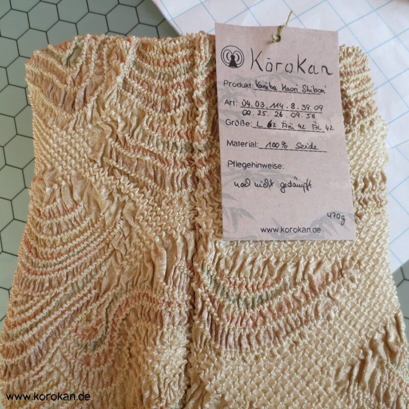 Shibori Haori Karieba - noch nicht dampfgebügelt