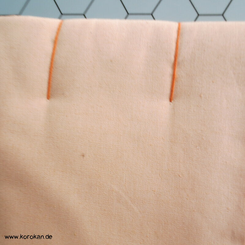 apricot Batist Baumwollstoff für japanische Betten