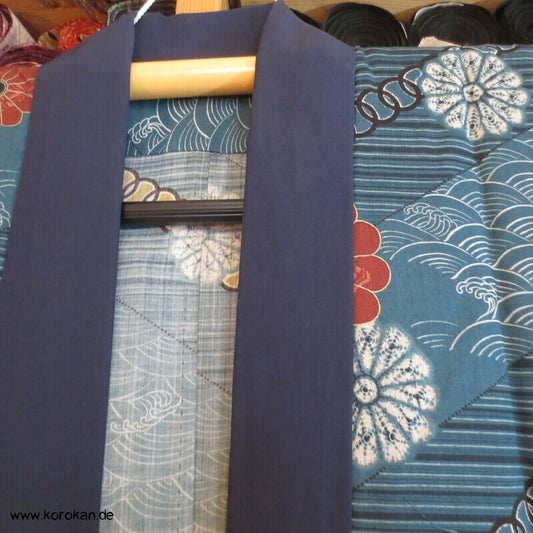 Kikustreifen Wollmuslin Juban Unterkimono