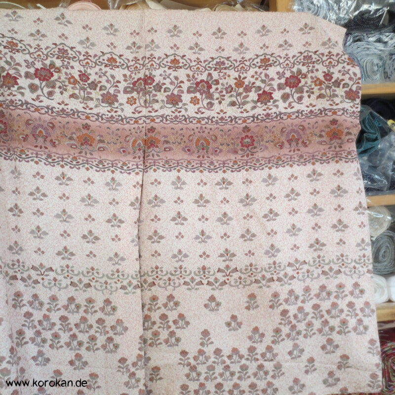 indische Sarasa Musterstreifen Homongi Kimono Karieba