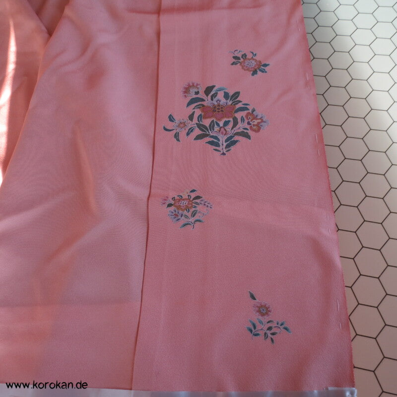 indische Sarasa Musterstreifen Homongi Kimono Karieba