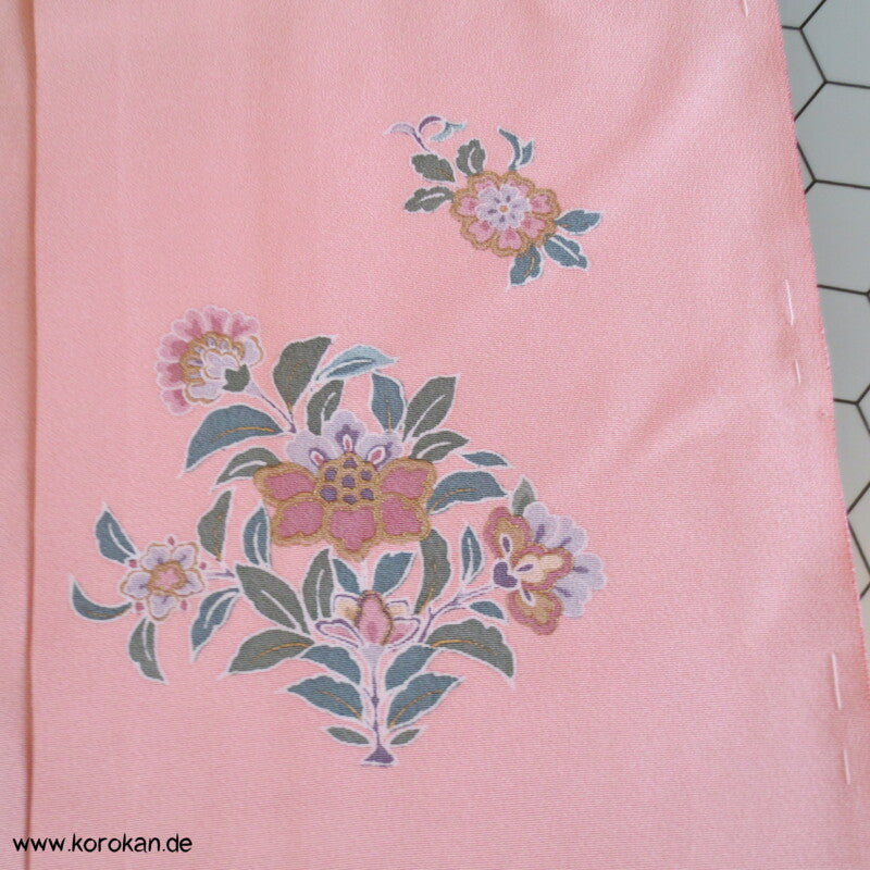 indische Sarasa Musterstreifen Homongi Kimono Karieba