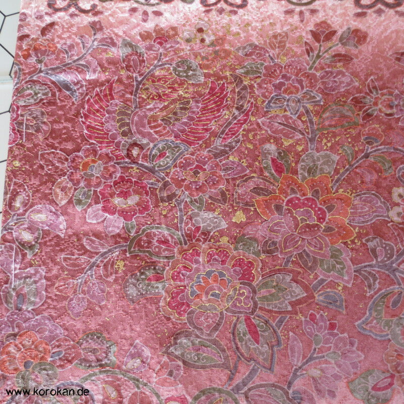 indische Sarasa Musterstreifen Homongi Kimono Karieba