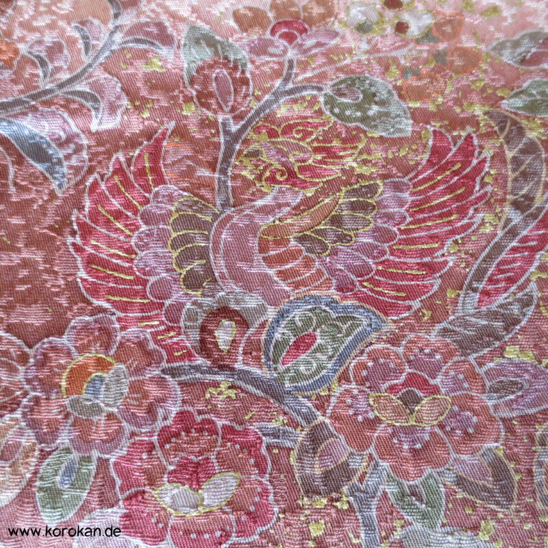 indische Sarasa Musterstreifen Homongi Kimono Karieba