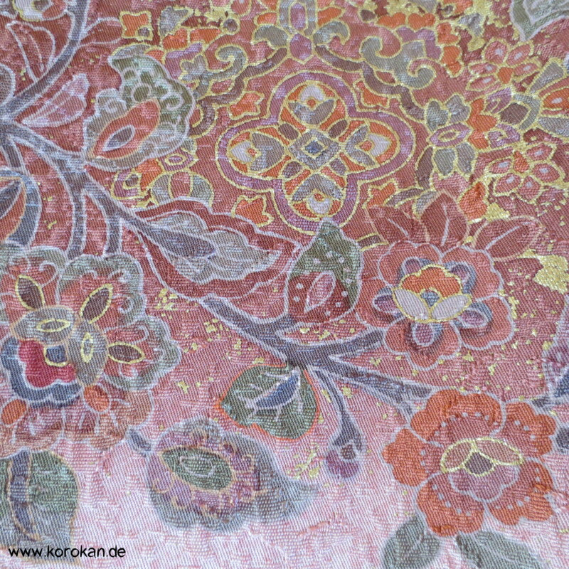 indische Sarasa Musterstreifen Homongi Kimono Karieba