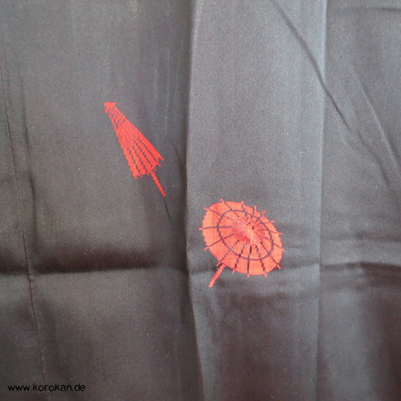 Seiden Satin eingewebte Bangasa Papierschirme Michiyuki Jacke