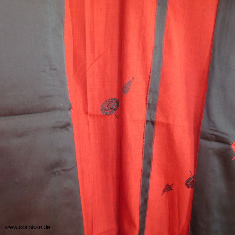 Seiden Satin eingewebte Bangasa Papierschirme Michiyuki Jacke