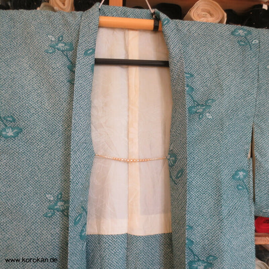 Fake Full Shibori Kamelien Haori mit Perlen Himo
