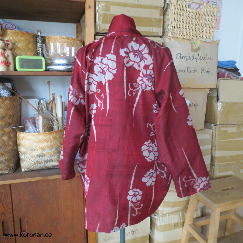 Kamelien Meisen Kimono Seide Wrap Jacke